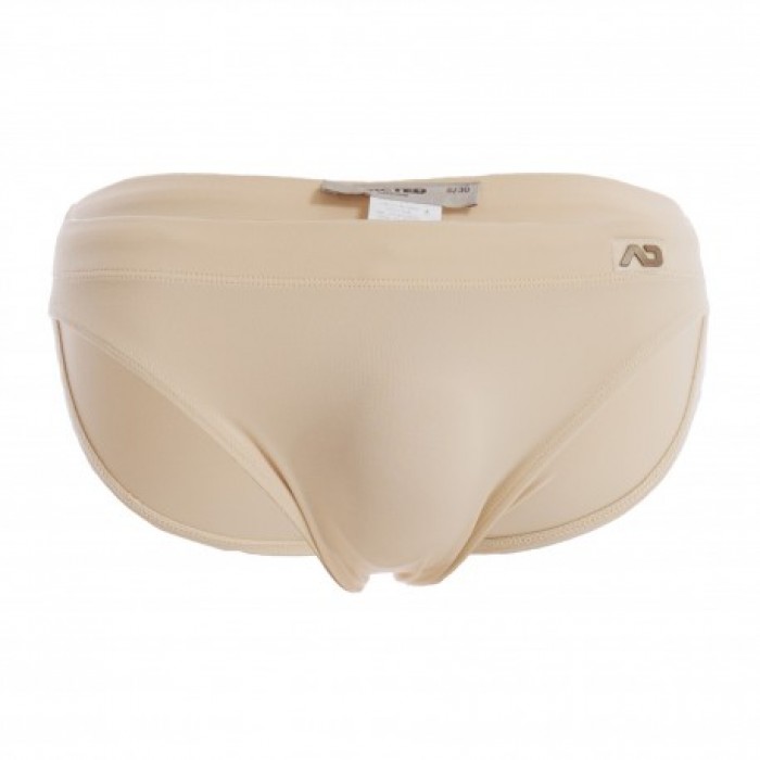 Slip de bain AD beige Slips de bain pour homme de la marque ADDICT...