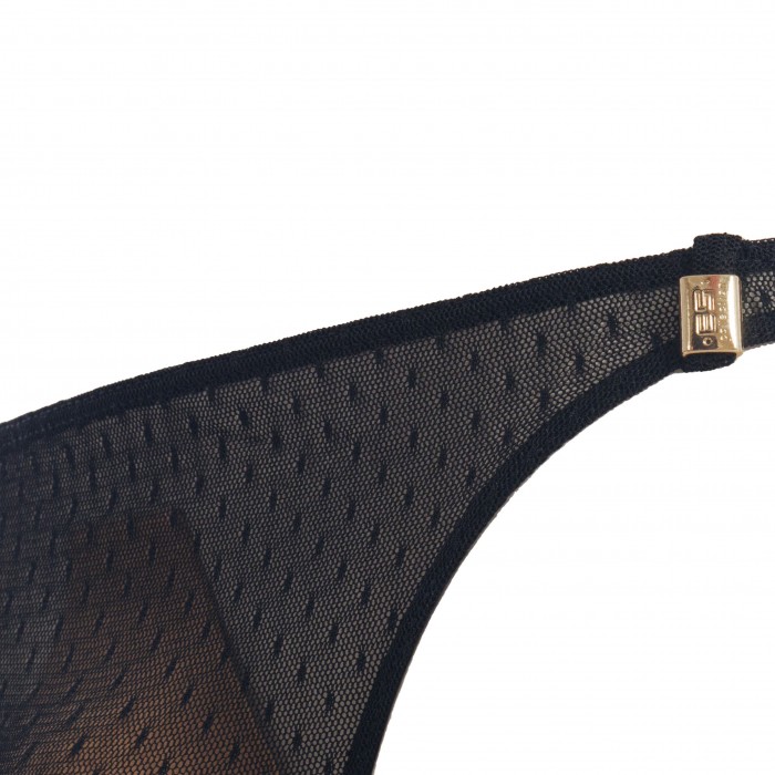  Thong  plumetti - Nero - ES COLLECTION UN469-C10 