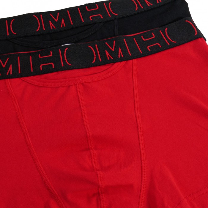  Lot de 3 boxers HO1 Boxerlines - red and black - HOM 400405-D045 