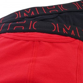  2-pack boxer briefs HO1 Boxerlines - red and black - HOM 400405-D045 