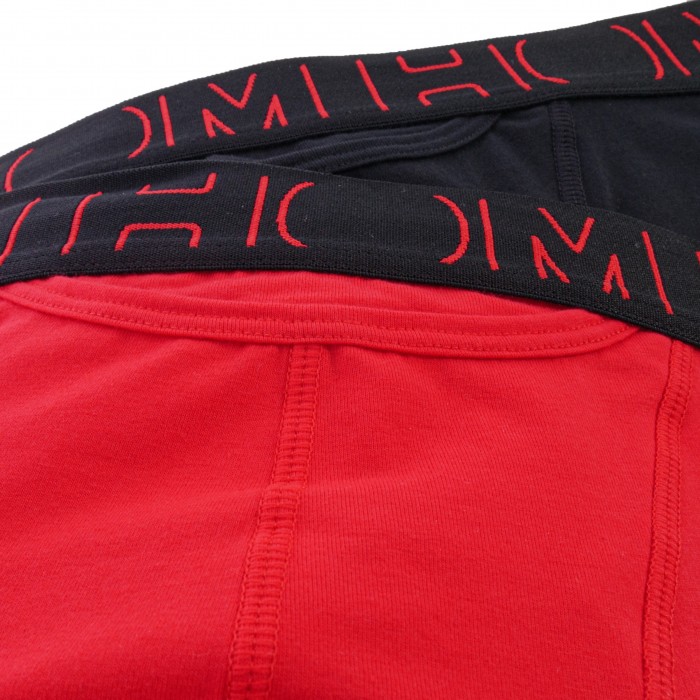  Lot de 3 boxers HO1 Boxerlines - red and black - HOM 400405-D045 