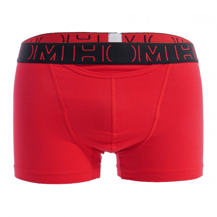  Set di 3 boxer lunghi HO1 Boxerlines - rosso e nero - HOM 400405-D045 