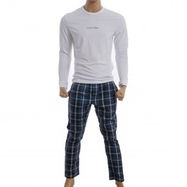  Pants Pyjama Set - Modern Structure white - CALVIN KLEIN *NM2184E-1MT 