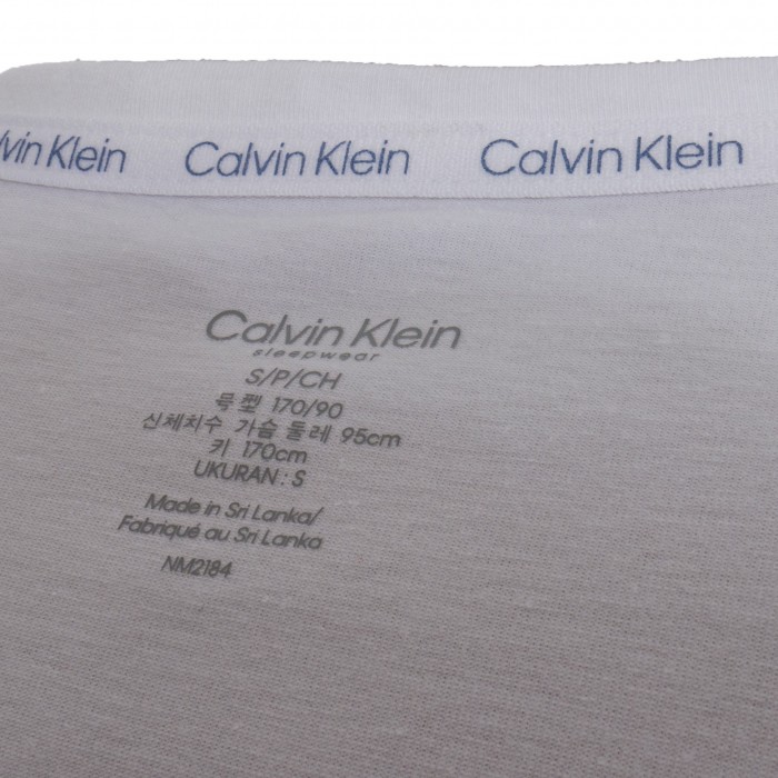  Ensemble De Pyjama Long Calvin Klein  Modern Structure - blanc - CALVIN KLEIN *NM2184E-1MT 