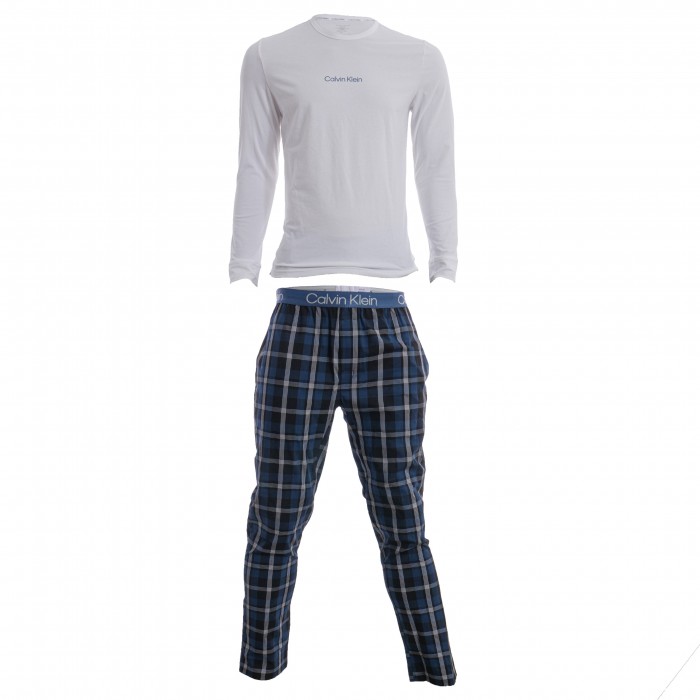 Pants Pyjama Set - Modern Structure white - CALVIN KLEIN *NM2184E-1MT