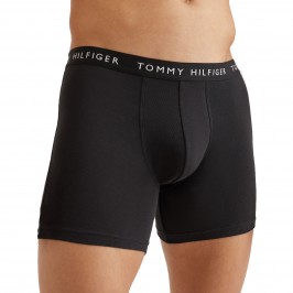  Essential 3er-Pack Boxer-Slips Tommy - schwarz - TOMMY HILFIGER UM0UM02204-0TE 