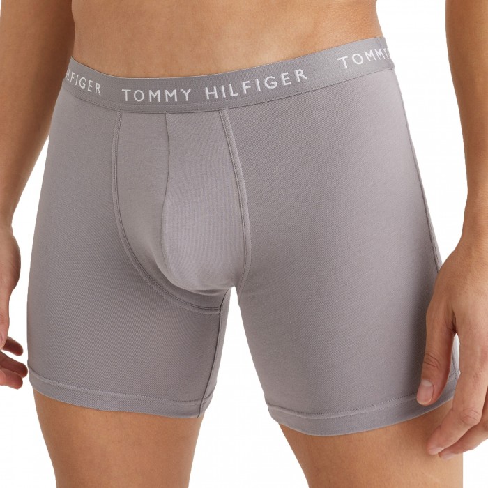  3 pack boxer aderentiTommy Essential - nero, grigio e bianco - TOMMY HILFIGER *UM0UM02204-0TG 