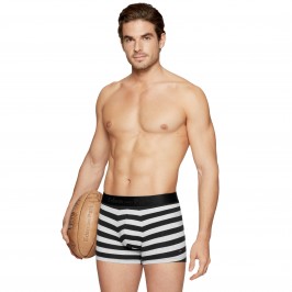  Grey Striped Boxer Shorts - EDEN PARK E201E41-169 