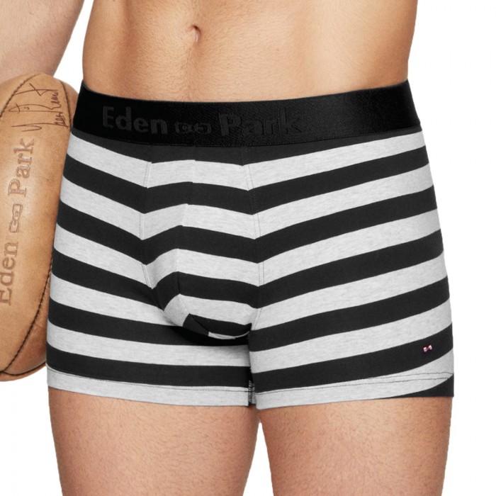  Grey Striped Boxer Shorts - EDEN PARK E201E41-169 