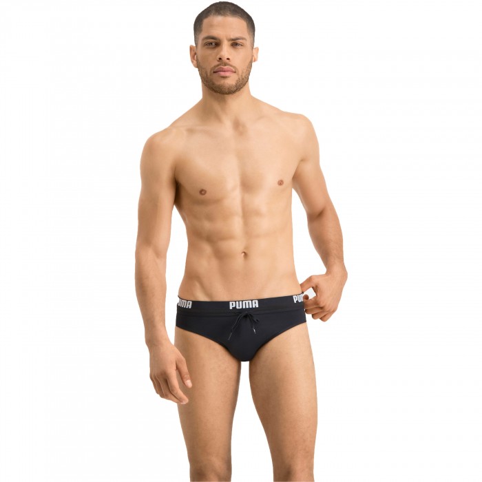  Slip con logo PUMA Swim - nero - PUMA 100000026-200 