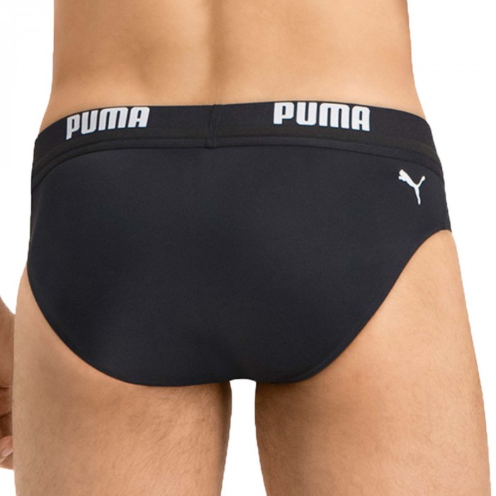  Logotipo de baño PUMA - traje de baño negro - PUMA 100000026-200 