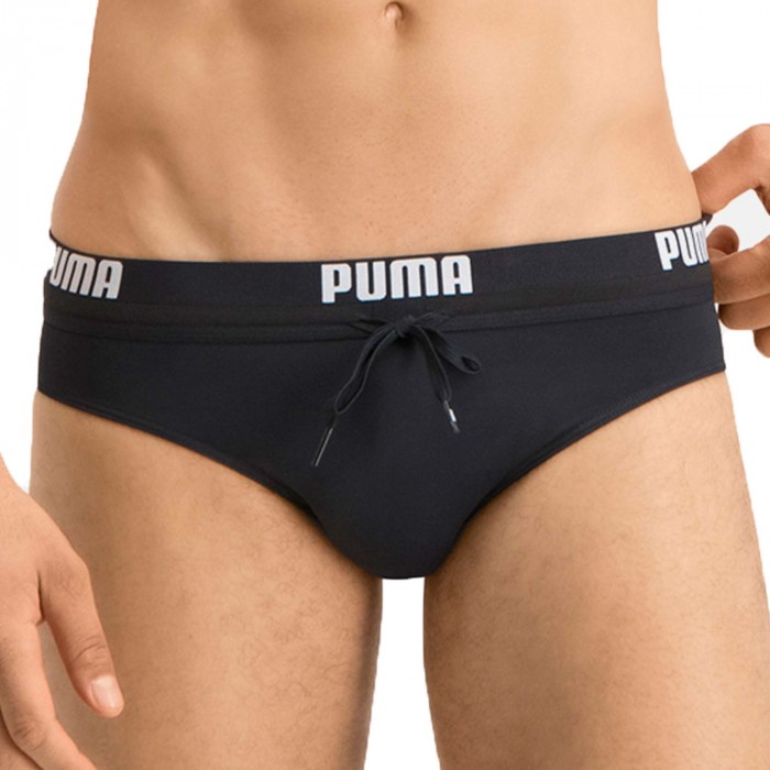  Logotipo de baño PUMA - traje de baño negro - PUMA 100000026-200 