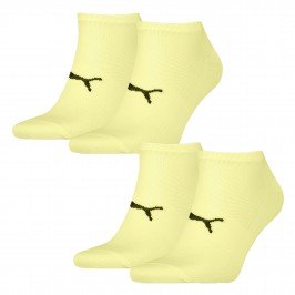  Lot de 2 paires socquettes de sport légères - jaune -  701218297-003 