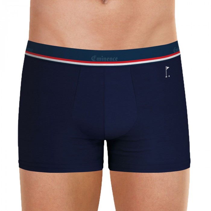  Boxer homme brodé Fait en France Eminence - marine - EMINENCE 5V60-1527 