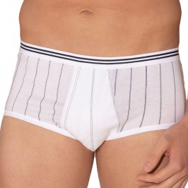  Slip taille haute ouvert Coton mercerisé Eminence - blanc - EMINENCE 0101-0094 