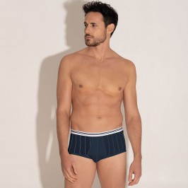  Slip taille haute ouvert Coton mercerisé Eminence - marine - EMINENCE 0101-5521  