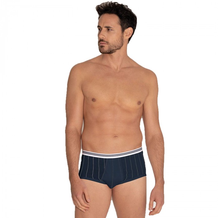  Slip taille haute ouvert Coton mercerisé Eminence - blanc - EMINENCE 0101-5521  