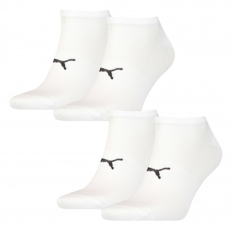 Pack de 2 pares de calcetines deportivos ligeros PUMA - blanco