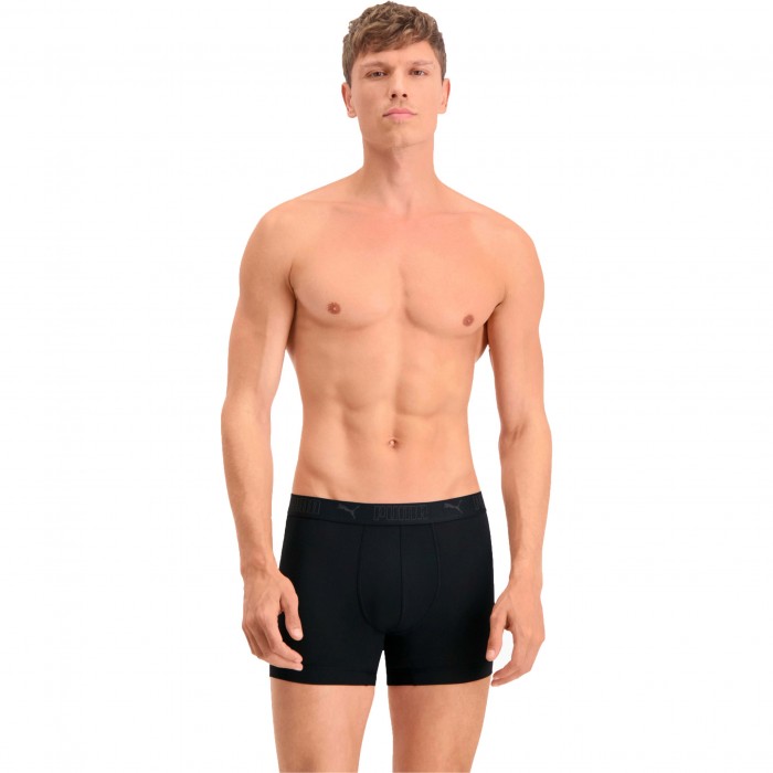  Lot de 2 boxers sport en microfibre PUMA - noir - PUMA 701210961-001 