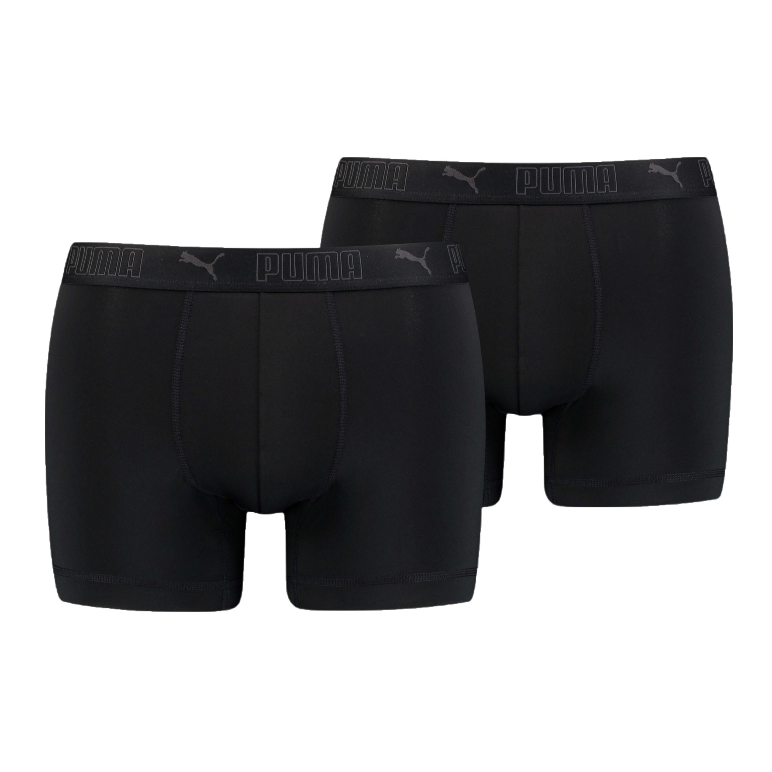 Set of 2 sport boxers in microfiber PUMA - black: Underwear for man