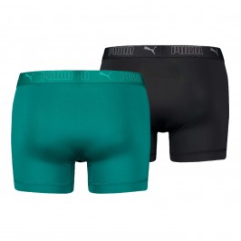  Set of 2 sport boxers in microfiber PUMA - green and black - PUMA 701210961-007 