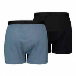  2er-Pack PUMA Loose Fit Jersey-Boxershorts – Blau und Schwarz - PUMA 701219367-003 