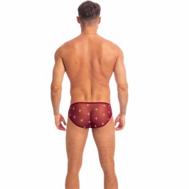  Charlemagne Red - Mini Briefs - L'HOMME INVISIBLE UW30-CLM-008 