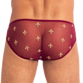  Charlemagne Red - Mini Briefs - L'HOMME INVISIBLE UW30-CLM-008 