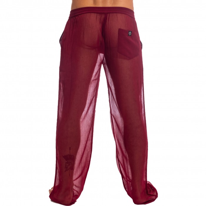  Chantilly - Pantalones rojo transparentes - L'HOMME INVISIBLE HW144-CHA-009 