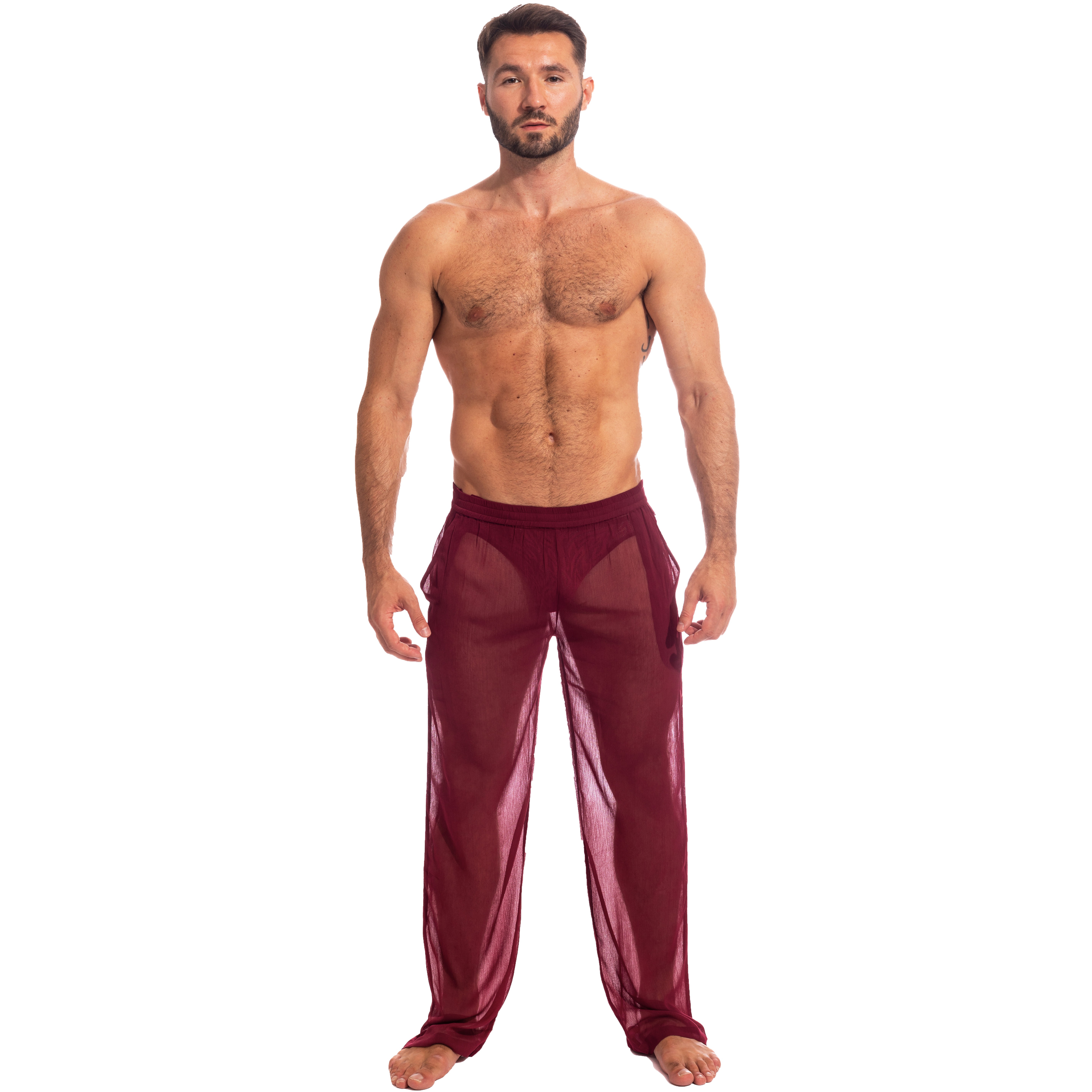 Pantalons de survêtement Pour Homme Cotton Soft Bodybuilding Joggers,  Pantalon long Harem