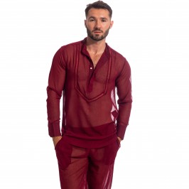  Chantilly Rouge - Tunique Chemise - L'HOMME INVISIBLE HW143-CHA-009 