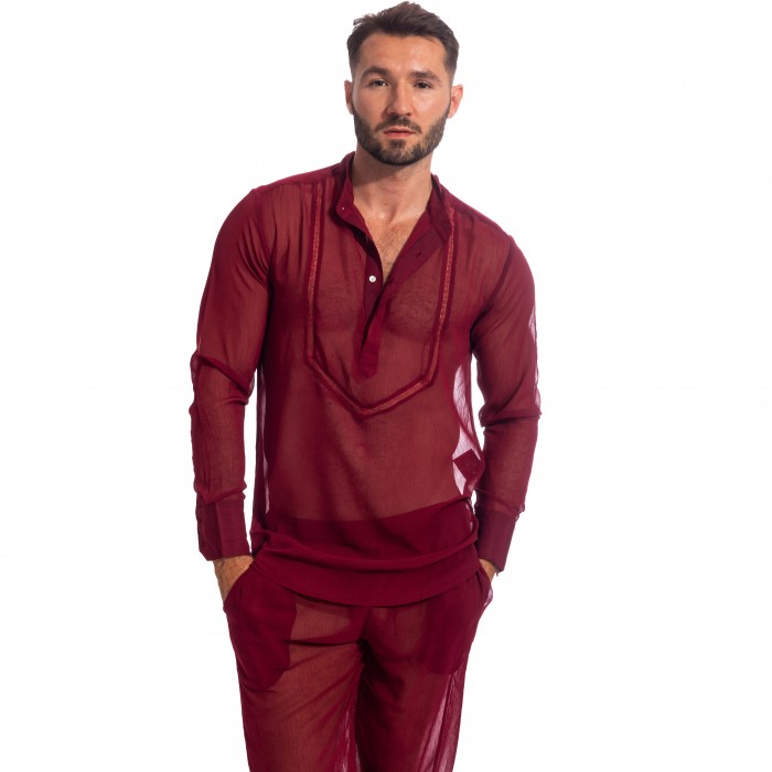  Chantilly Red - Tunic Shirt - L'HOMME INVISIBLE HW143-CHA-009 