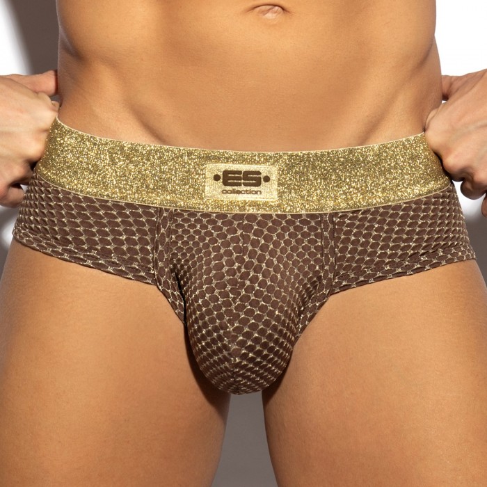  Slip luxury - marron - ES COLLECTION UN560-C13 