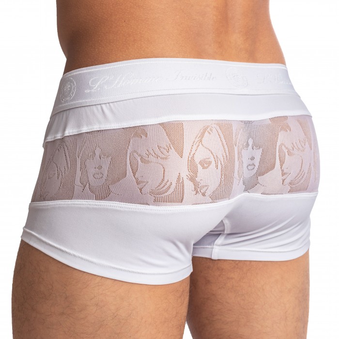  Picasso Blanc - V Boxer Push-Up - L'HOMME INVISIBLE UW05W-PIC-002 