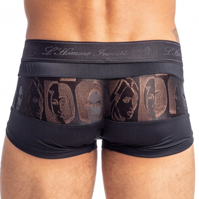  Picasso Noir - V Boxer Push-Up - L'HOMME INVISIBLE UW05W-PIC-001 