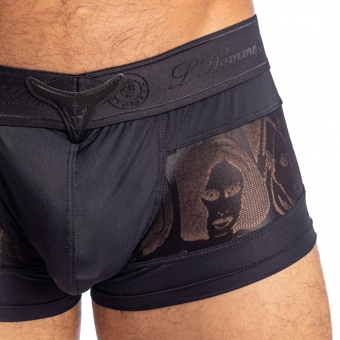  Picasso Noir - V Boxer Push-Up - L'HOMME INVISIBLE UW05W-PIC-001 