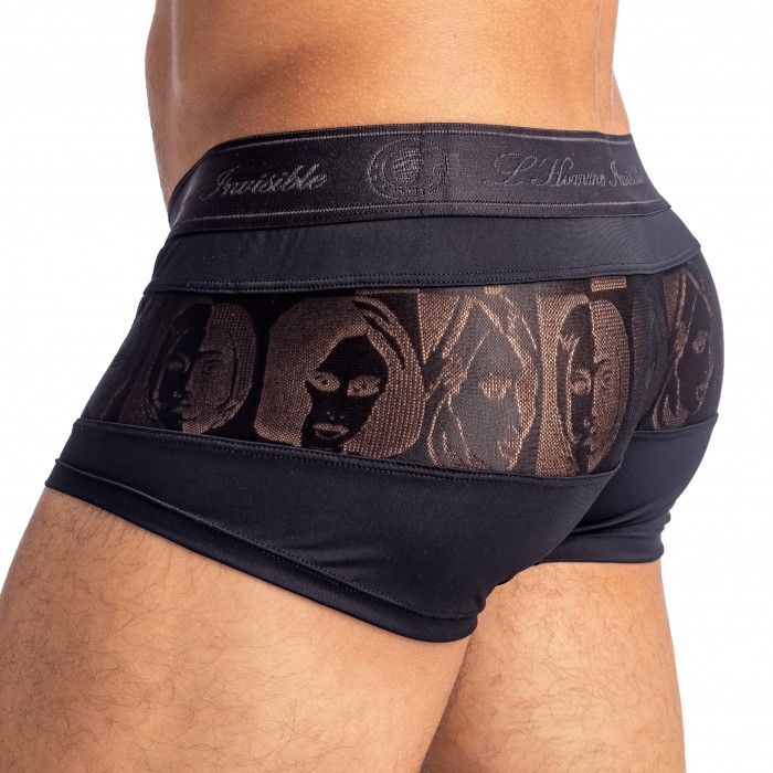  Picasso Noir - V Boxer Push-Up - L'HOMME INVISIBLE UW05W-PIC-001 