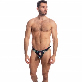  Psychedelic Stars - String Bikini - L'HOMME INVISIBLE UW11-ST1 