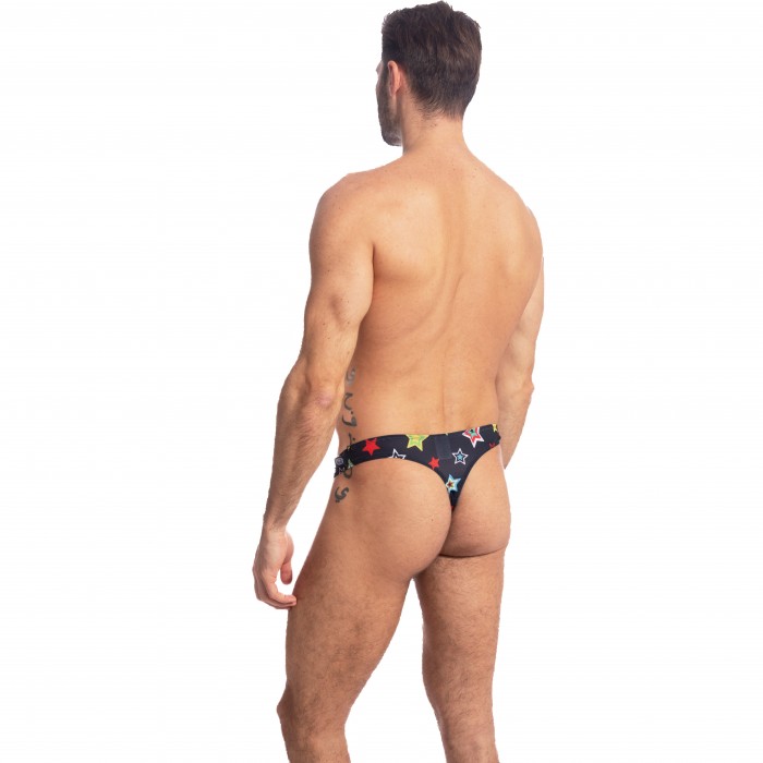  Psychedelic Stars - String Bikini - L'HOMME INVISIBLE UW11-ST1 