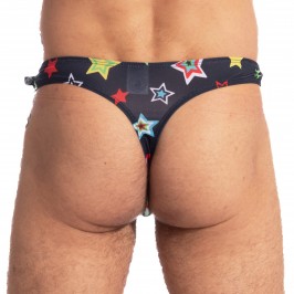  Psychedelic Stars - String Bikini - L'HOMME INVISIBLE UW11-ST1 