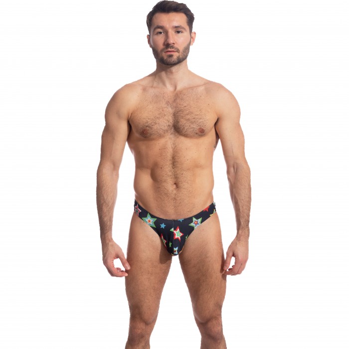  Psychedelic Stars - String Bikini - L'HOMME INVISIBLE UW11-ST1 