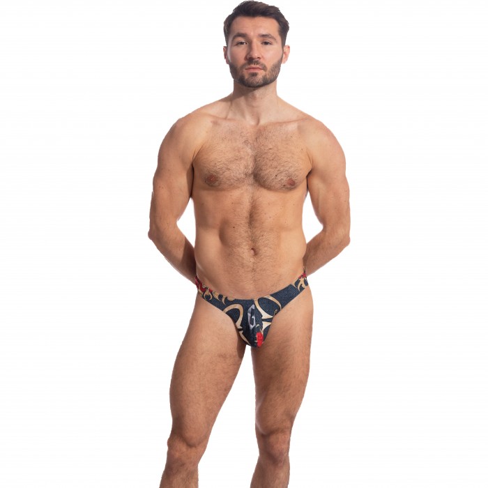  Celtic Noir - String Bikini - L'HOMME INVISIBLE UW11-JC1 