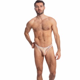  Rayures Orange - String Bikini - L'HOMME INVISIBLE UW07-MU4 