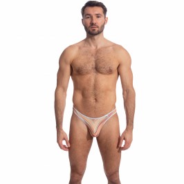  Rayures Orange - String Bikini - L'HOMME INVISIBLE UW07-MU4 