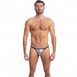  Silver Python String Striptease - L'HOMME INVISIBLE UW21X-PYT-SI1 