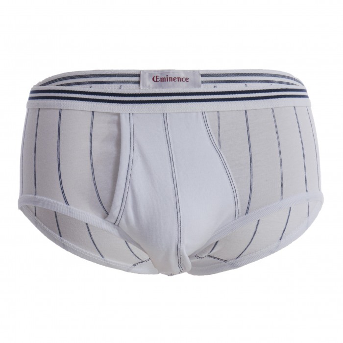 Slip taille haute ouvert Coton mercerisé Eminence - blanc - EMINENCE 0101-0094