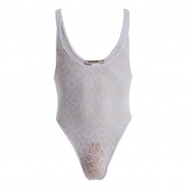 Bodysuit string Flowery Lace - blanc - ADDICTED AD1114-C01