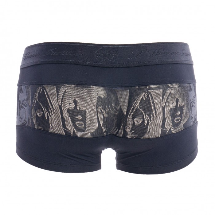  Picasso Noir - V Boxer Push-Up - L'HOMME INVISIBLE UW05W-PIC-001 