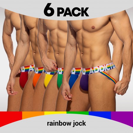Jockstrap Rainbow (Pack of 6)