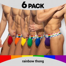  Jockstrap Rainbow (Lot de 6) - ADDICTED AD1145P 